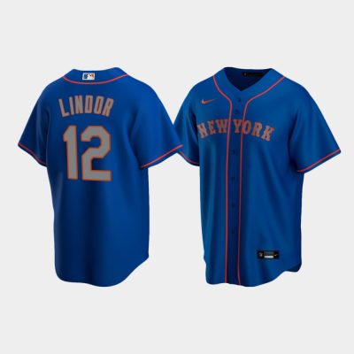 Francisco Lindor New York Mets Royal Replica Player Jersey