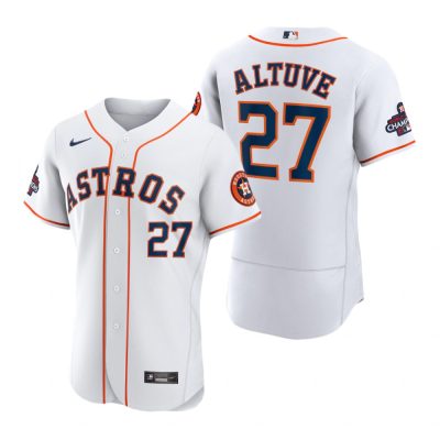Houston Astros Jose Altuve White 2022 World Series Champions Home Jersey