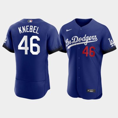 Los Angeles Dodgers Corey Knebel Royal 2021 City Connect Jersey