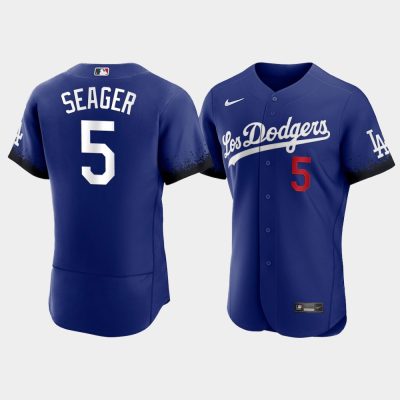 Los Angeles Dodgers Corey Seager Royal 2021 City Connect Jersey