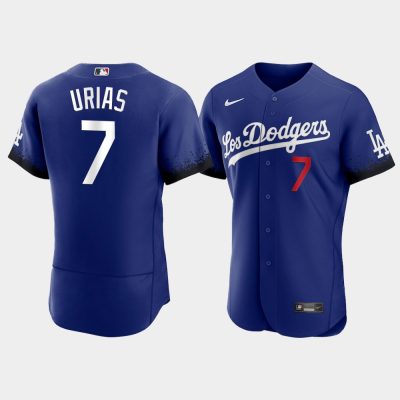 Los Angeles Dodgers Julio Urias Royal 2021 City Connect Jersey
