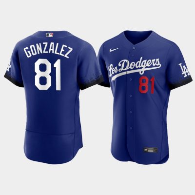 Los Angeles Dodgers Victor Gonzalez Royal 2021 City Connect Jersey