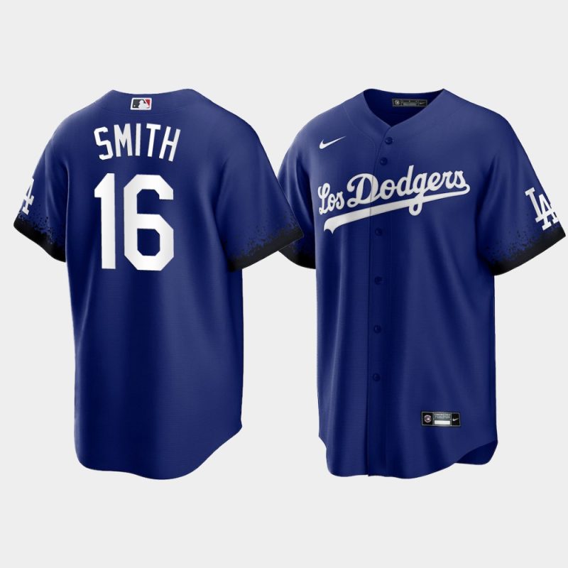 Los Angeles Dodgers Will Smith Royal 2021 City Connect Replica Jersey