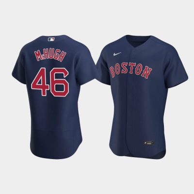 Men Boston Red Sox #46 Collin McHugh Navy 2020 Alternate Jersey