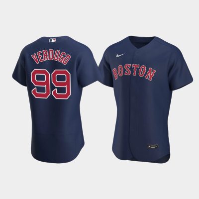 Men Boston Red Sox #99 Alex Verdugo Navy 2020 Alternate Jersey