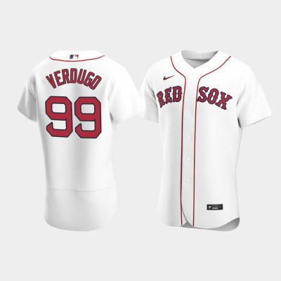 Men Boston Red Sox #99 Alex Verdugo White 2020 Home Jersey