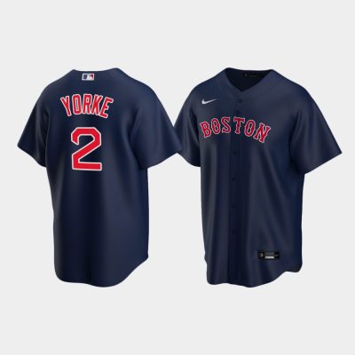 Men Boston Red Sox Nick Yorke #2 Navy 2020 MLB Draft Alternate Replica Jersey