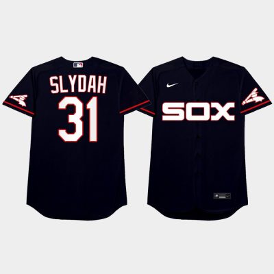 Men Chicago White Sox #31 Liam Hendriks 2021 MLB Players Weekend Nickname Navy Jersey