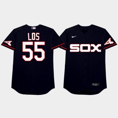 Men Chicago White Sox #55 Carlos Rodon 2021 MLB Players Weekend Nickname Navy Jersey