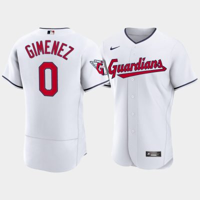 Men Cleveland Guardians Home Andres Gimenez 2022 White Jersey