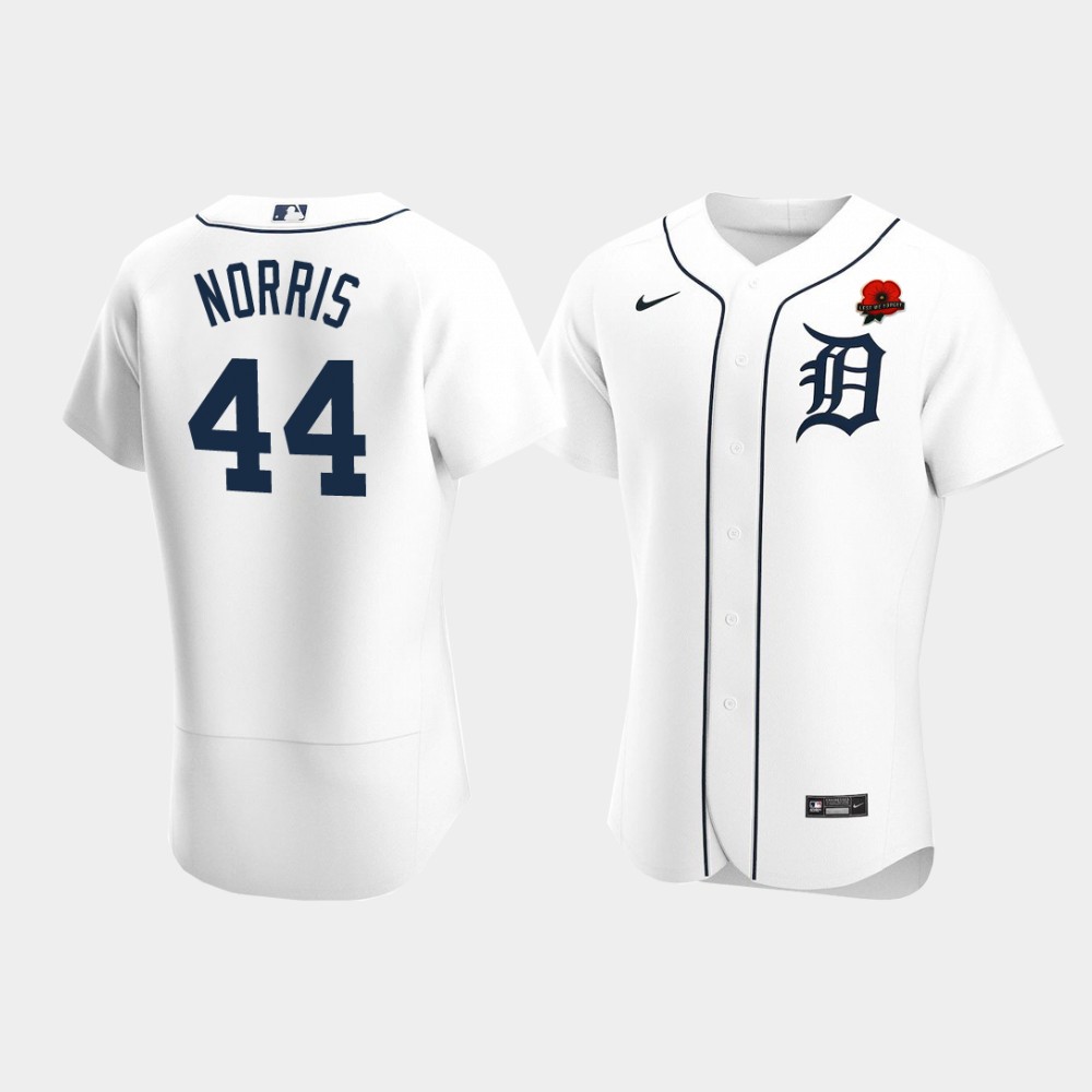 Detroit Tigers Daniel Norris Authentic White 2021 Memorial Day Jersey