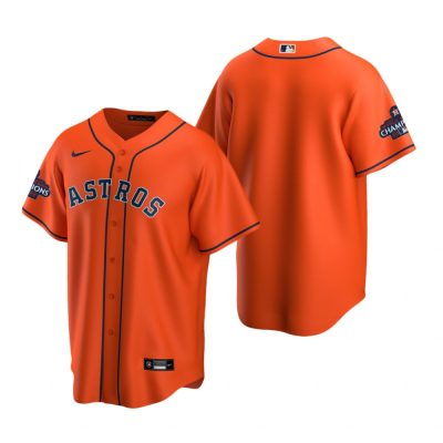 Men Houston Astros Orange 2022 World Series Champions Replica Jersey
