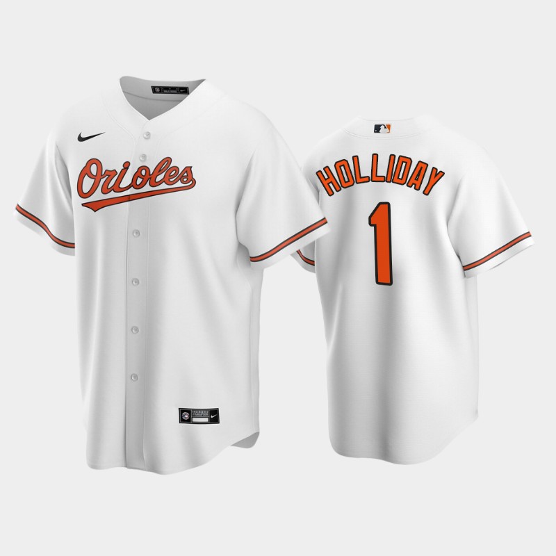 Men Jackson Holliday 2022 MLB Draft Baltimore Orioles White Home ...