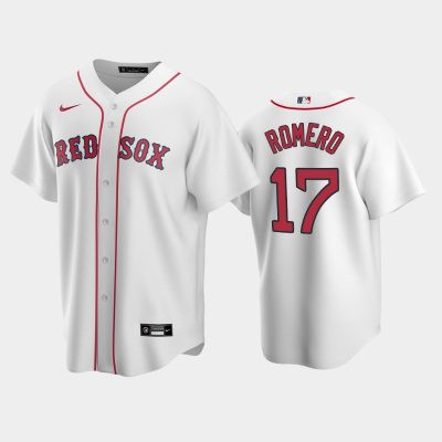 Men Mikey Romero 2022 MLB Draft Boston Red Sox White Home Replica Jersey