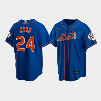 Men New York Mets Robinson Cano 60th Anniversary Alternate Royal Jersey