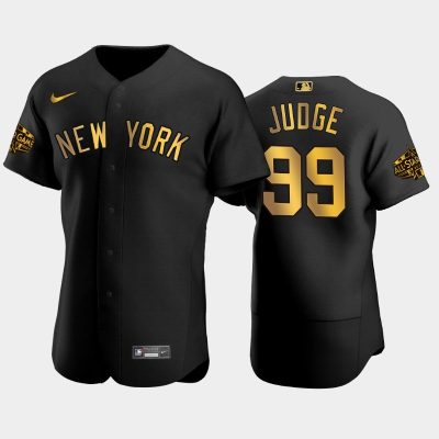 Men New York Yankees 2022 MLB All-Star Game Aaron Judge #99 Black Jersey