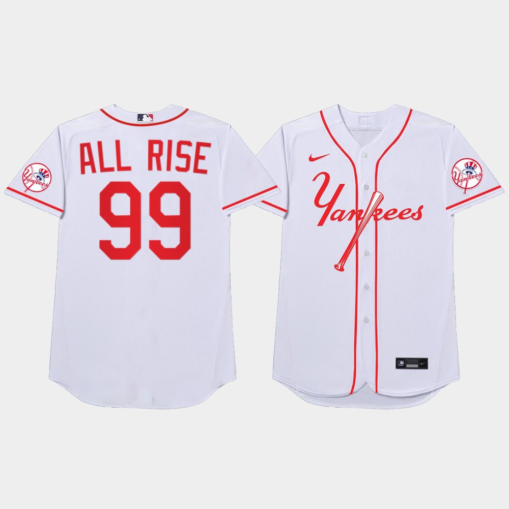 Men New York Yankees #99 Aaron Judge 2021 MLB Players Weekend Nickname  White Jersey – The Beauty You Need To See