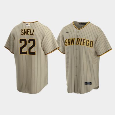Men San Diego Padres #22 Blake Snell Sand Brown Replica Trade Alternate Jersey