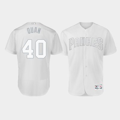 Men San Diego Padres #40 Cal Quantrill 2019 Players Weekend White Quan Jersey