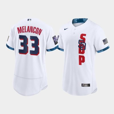 Men San Diego Padres Mark Melancon White 2021 MLB All-Star Game Jersey
