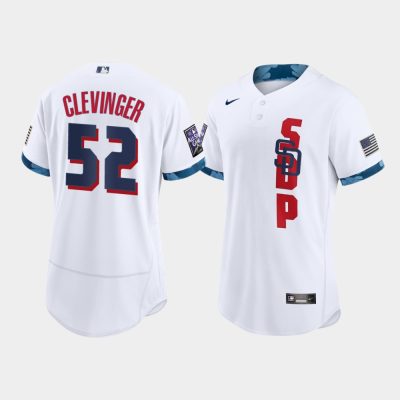 Men San Diego Padres Mike Clevinger White 2021 MLB All-Star Game Jersey