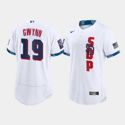 Men San Diego Padres Tony Gwynn White 2021 MLB All-Star Game Jersey
