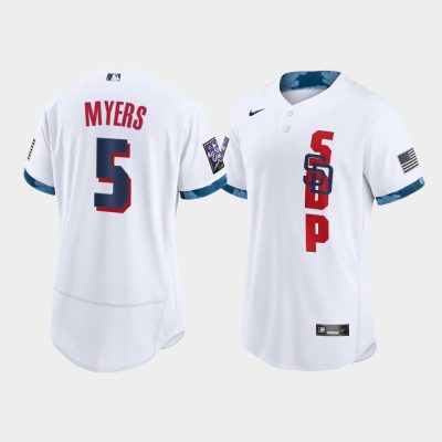 Men San Diego Padres Wil Myers White 2021 MLB All-Star Game Jersey
