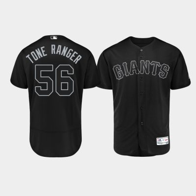 Men San Francisco Giants #56 Tony Watson 2019 Players Weekend Black Tone Ranger Jersey