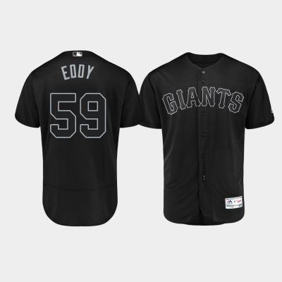Men San Francisco Giants #59 Andrew Suarez 2019 Players Weekend Black Eddy Jersey