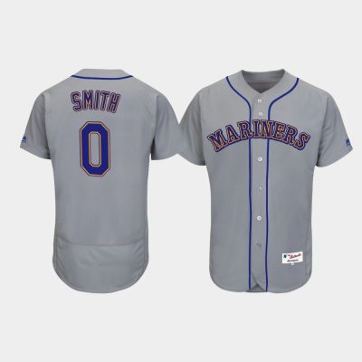 Men Seattle Mariners #0 Mallex Smith Gray Turn Back the Clock Jersey