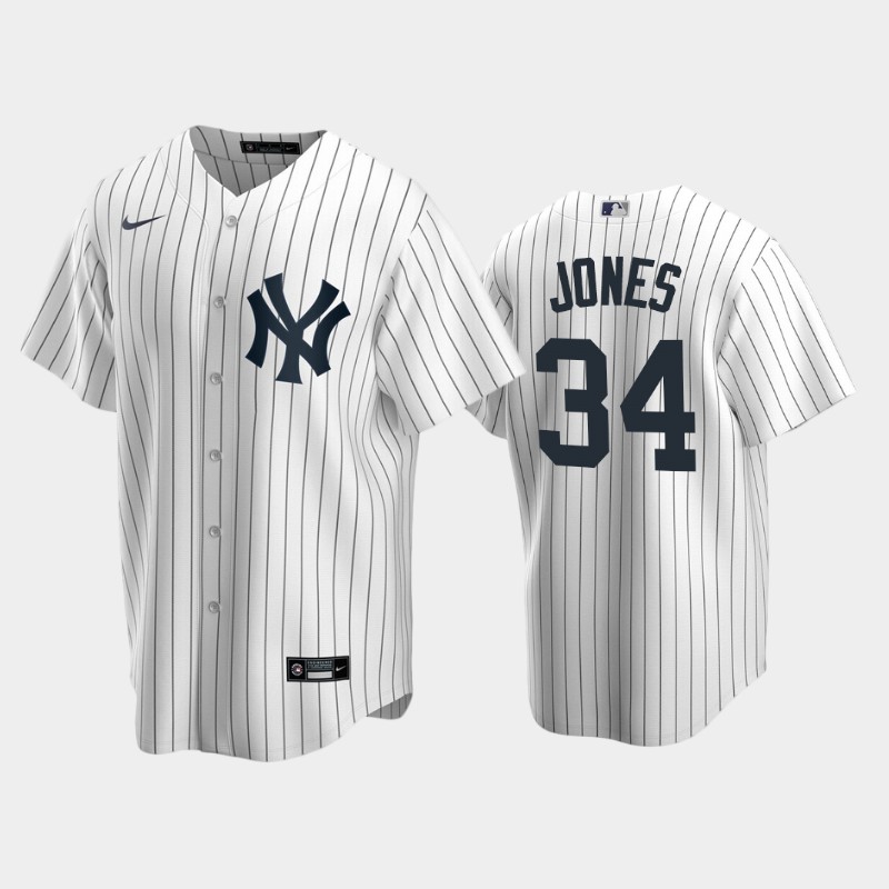 Men Spencer Jones 2022 MLB Draft New York Yankees White Home Replica ...