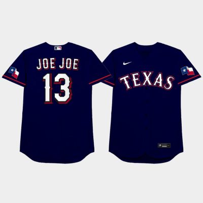 Men Texas Rangers #13 Joey Gallo 2021 MLB Players Weekend Nickname Blue Jersey