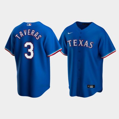 Men Texas Rangers #3 Leody Taveras Royal Replica Alternate Jersey