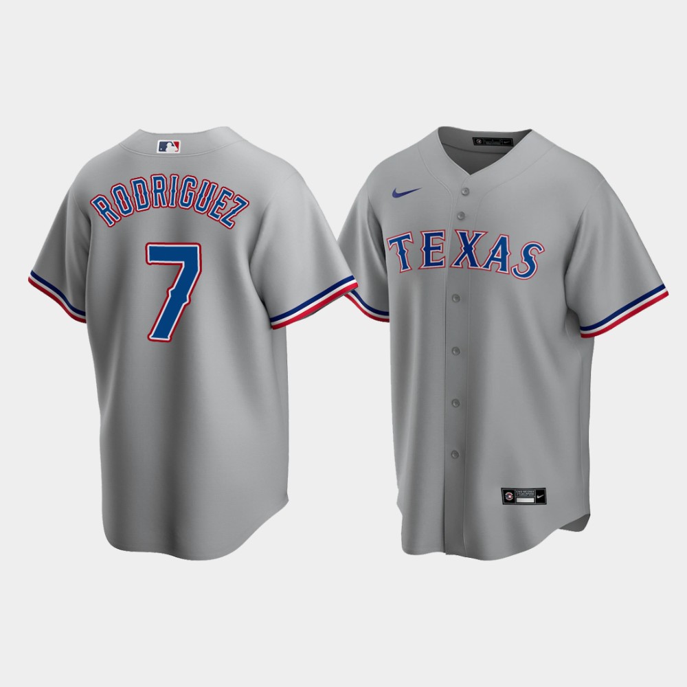 Men Texas Rangers #7 Ivan Rodriguez Gray Replica Road Jersey – The Beauty  You Need To See