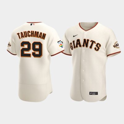 Mike Tauchman San Francisco Giants Home Cream 2021 Pride Month Jersey