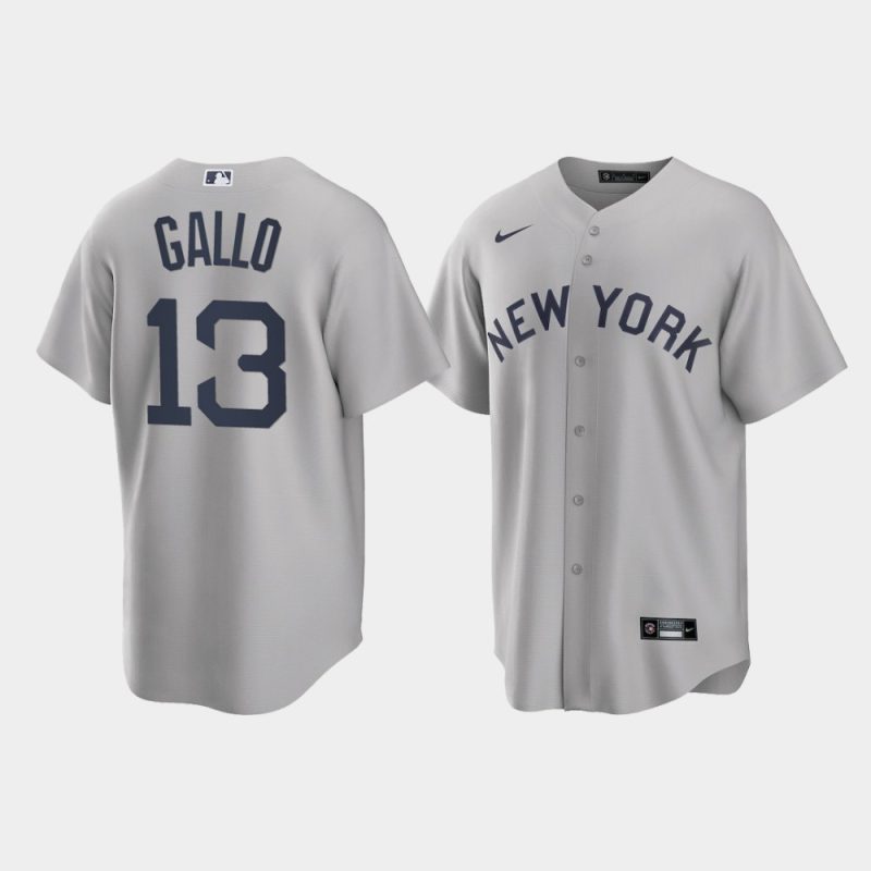 New York Yankees Joey Gallo Gray 2021 Field of Dreams Replica Jersey