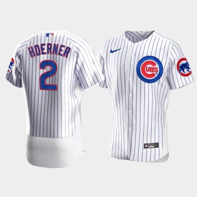 Nico Hoerner Chicago Cubs White Home Jersey