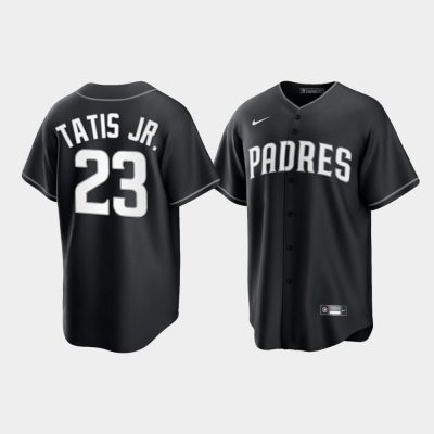 San Diego Padres Fernando Tatis Jr. Black Alternate Fashion Replica Jersey