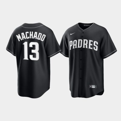 San Diego Padres Manny Machado Black Alternate Fashion Replica Jersey