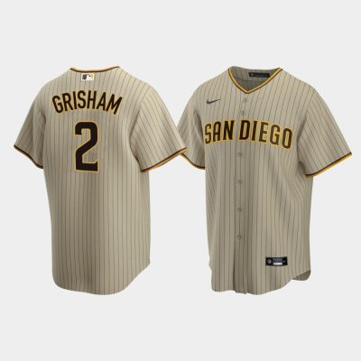 Trent Grisham San Diego Padres Sand Brown Replica Alternate Jersey
