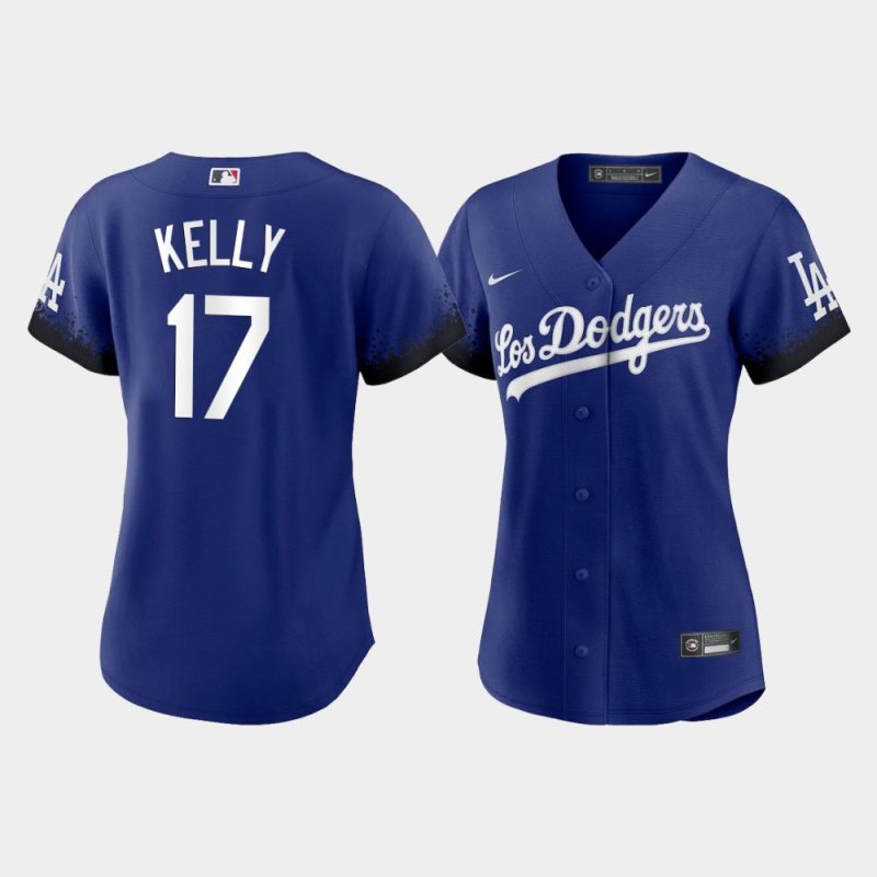 Women Los Angeles Dodgers Joe Kelly Royal 2021 City Connect Replica Jersey