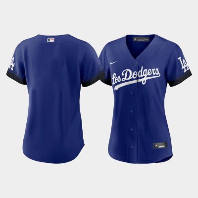 Women Los Angeles Dodgers Royal 2021 City Connect Replica Jersey