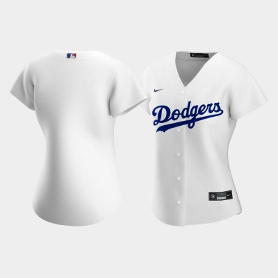 Women Los Angeles Dodgers White Replica 2020 Home Jersey