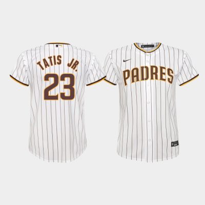 Youth San Diego Padres Fernando Tatis Jr. #23 White Replica Home Jersey