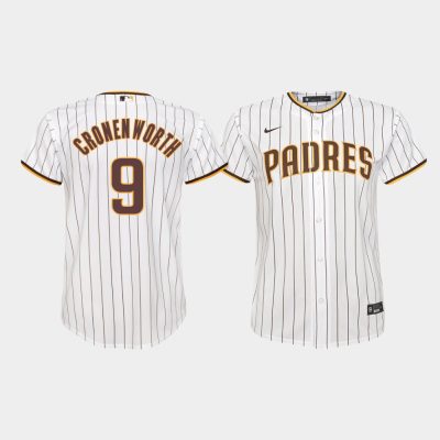 Youth San Diego Padres Jake Cronenworth #9 White Replica Home Jersey