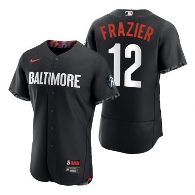 Men Baltimore Orioles Adam Frazier Black 2023 City Connect Jersey – The ...