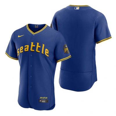 Men Seattle Mariners Royal 2023 City Connect Jersey