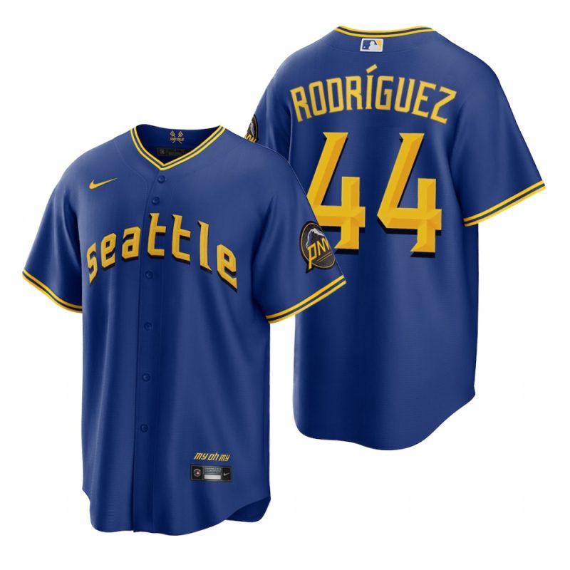Seattle Mariners Julio Rodriguez Royal 2023 City Connect Replica Jersey