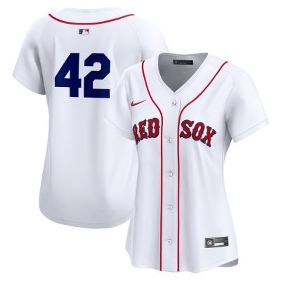 Boston Red Sox Women's 2024 Jackie Robinson Day Home Limited Jersey - White