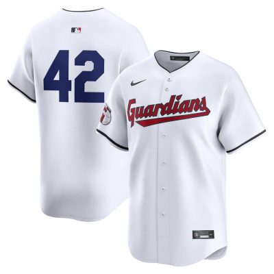 Cleveland Guardians 2024 Jackie Robinson Day Home Limited Jersey - White